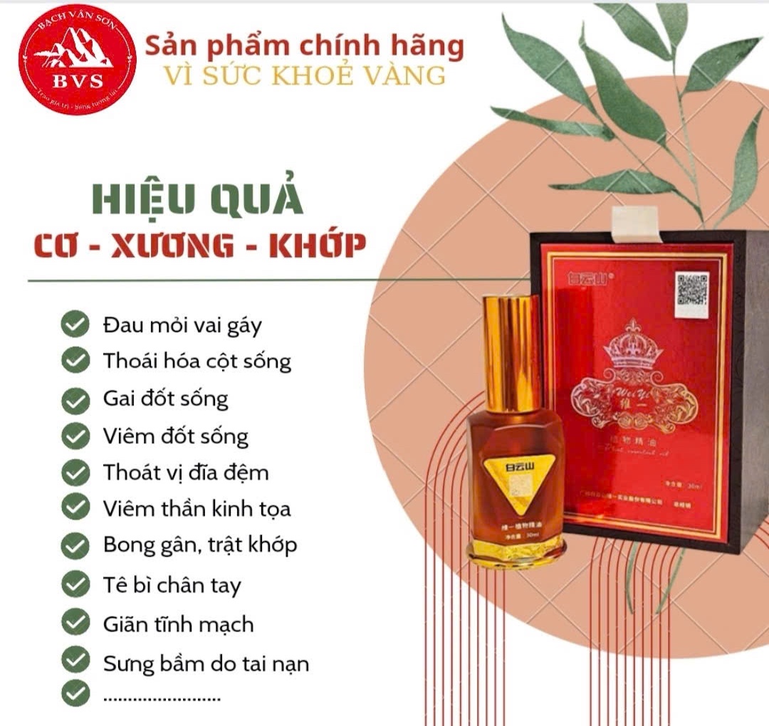 TINH DẦU BẠCH VÂN SƠN