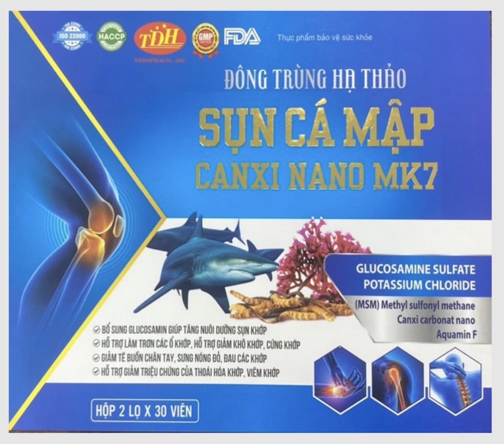 SỤN CÁ MẬP CANXI NANO MK7