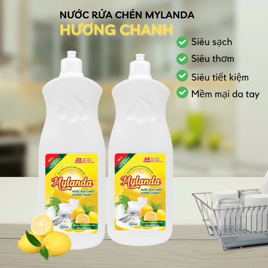 COMBO 02 CHAI NƯỚC RỬA CHÉN SINH HỌC