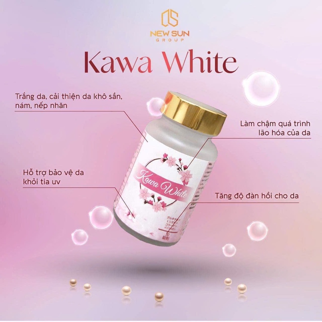 KAWA WHITE VIÊN UỐNG TRẮNG DA